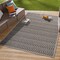 World Rug Gallery Bohemian Design Indoor/Outdoor Area Rug 5' x 7' Cream 424CREAM5X7 - alternate 8